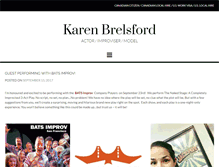 Tablet Screenshot of karenbrelsford.com